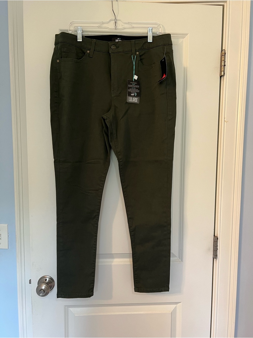 LuLaRoe Olive Green Slim Women's Jeans NWT size 34